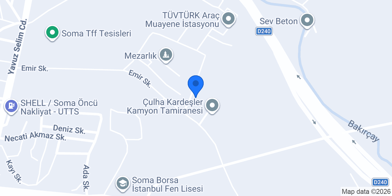 ÇULHA VİNÇ konumu