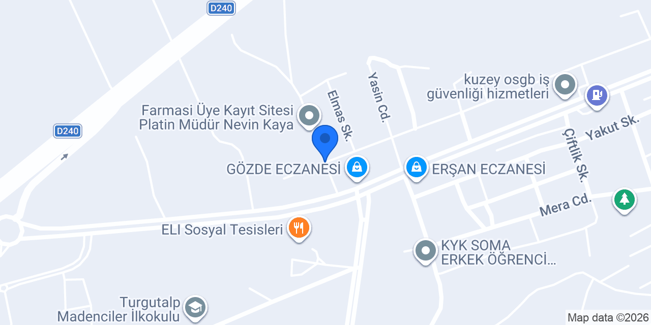 Açar Market konumu