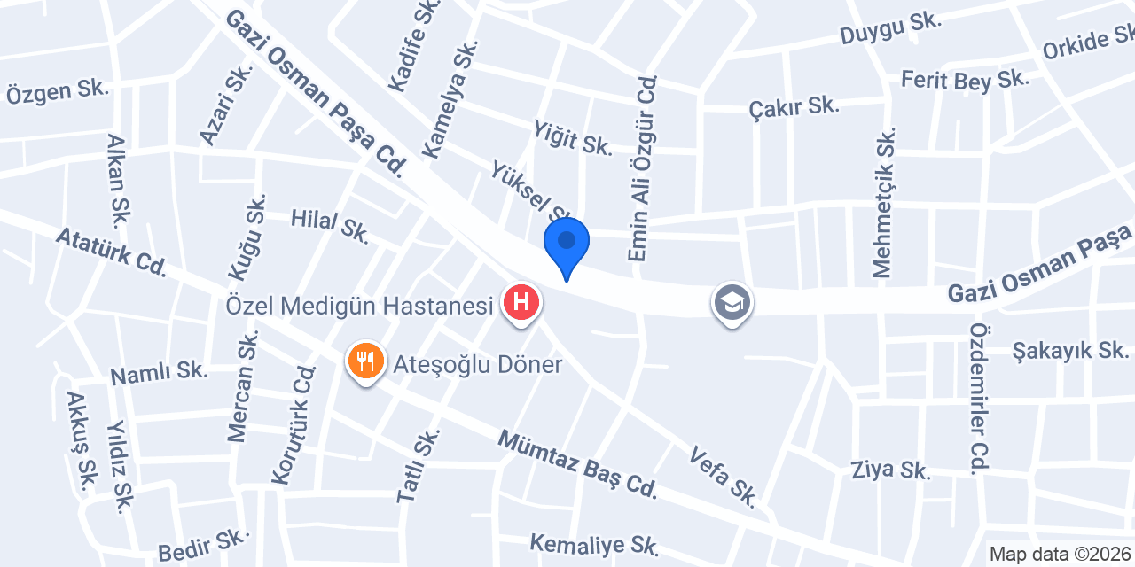 Aldemir Motors konumu