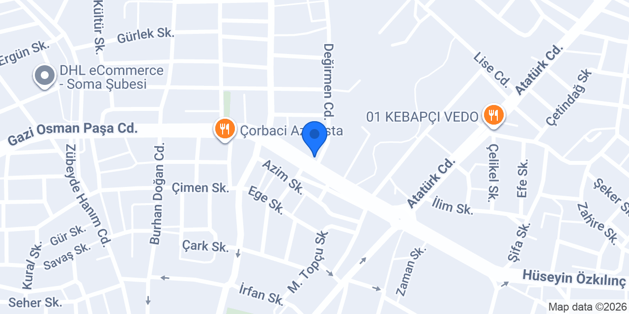 Beyaz Saray Et Lokantası konumu