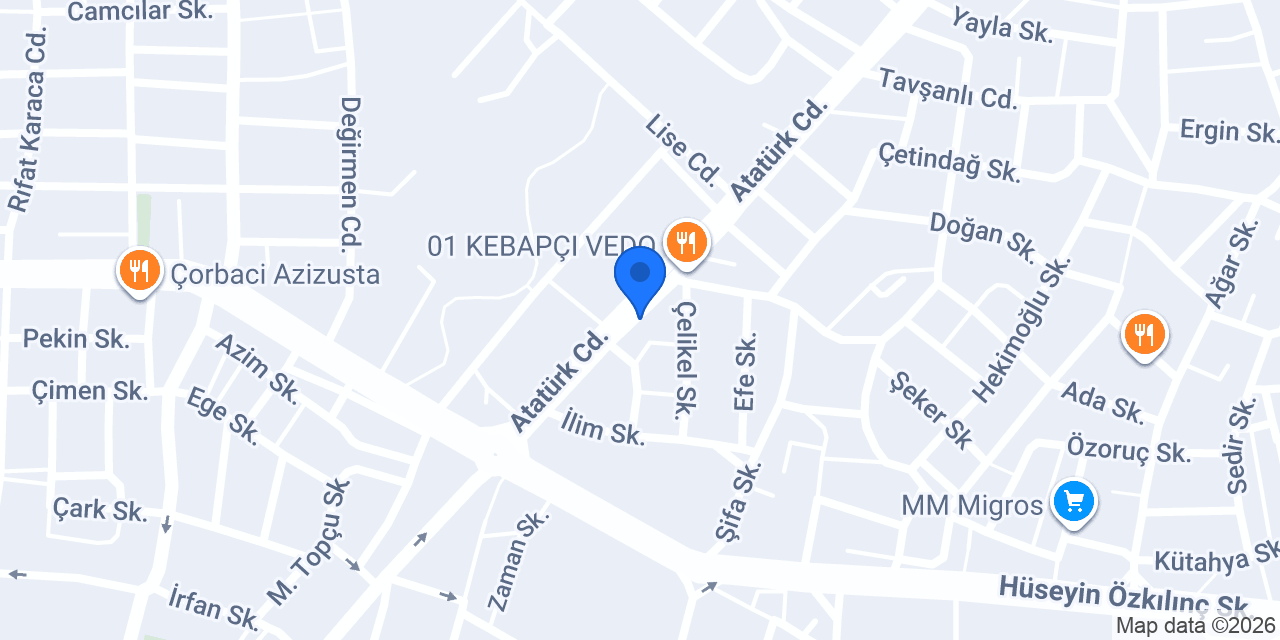 Burçin Suvay Karadağ Hukuk Bürosu konumu
