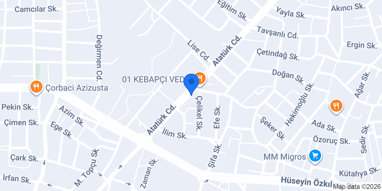 EGEHAN YAPI MARKET konumu
