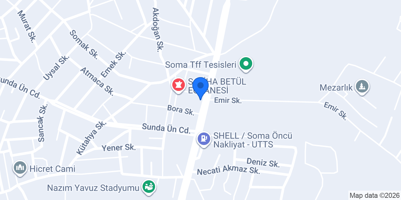 Mert fast-food soma konumu