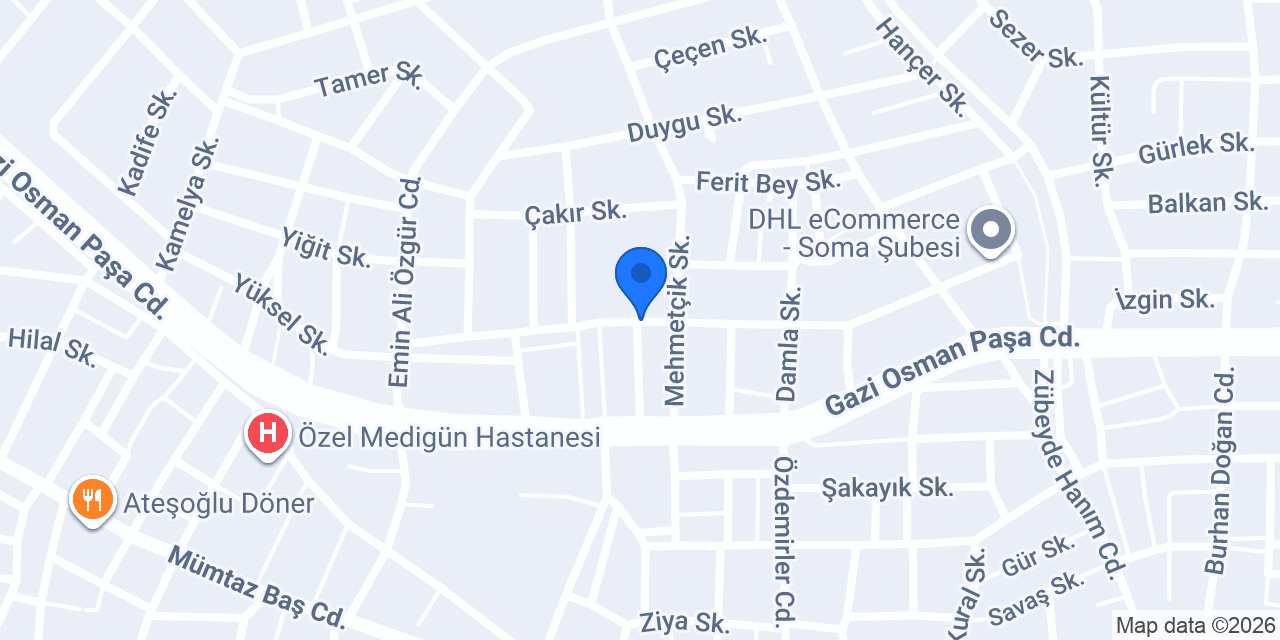 Zübeyde Hanım İlköğretim Okulu konumu