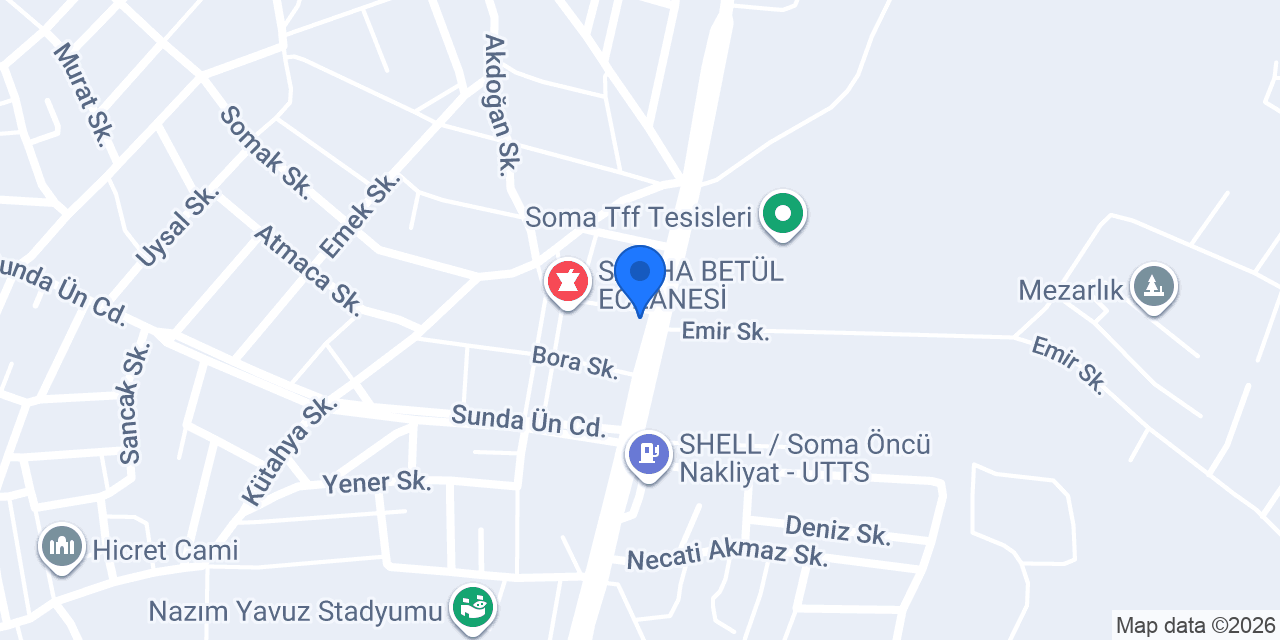 Soma Sefa Taşimacilik konumu