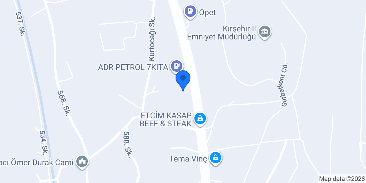 Esat Dulkadiroğlu Hazır Beton konumu