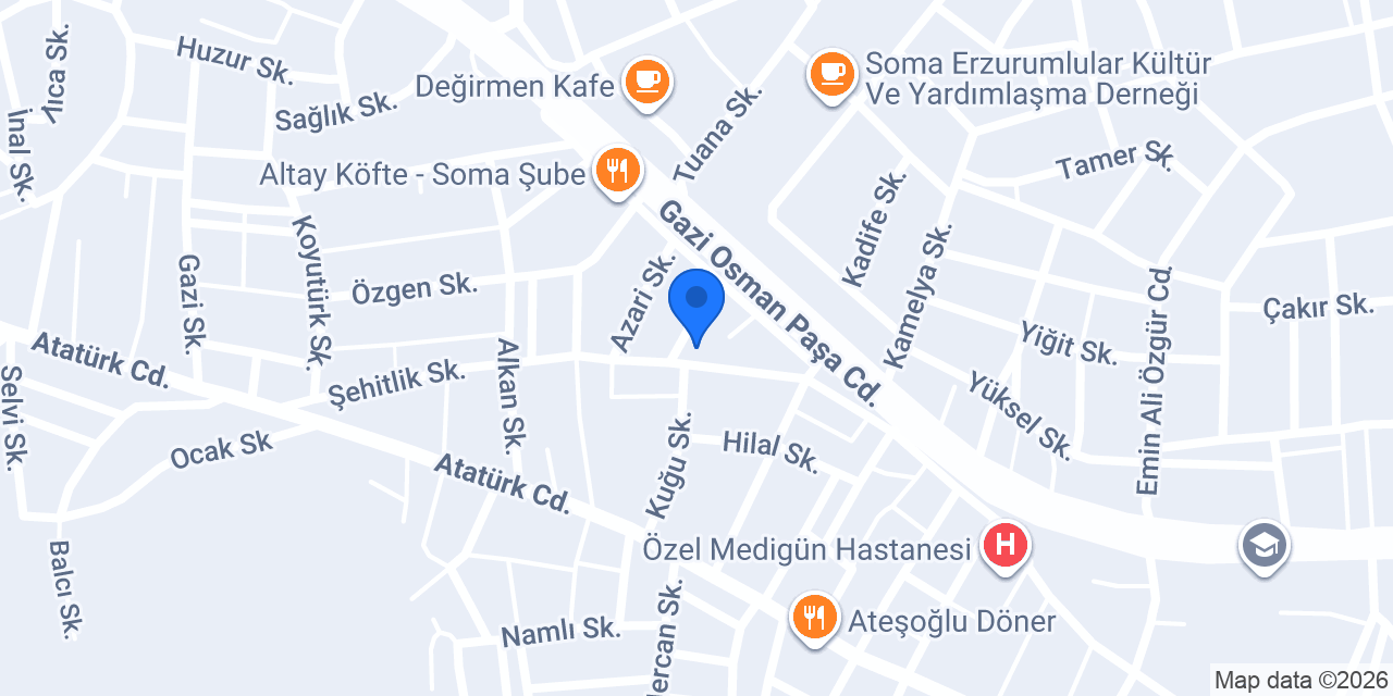 Kahve Durağı Manisa Soma konumu