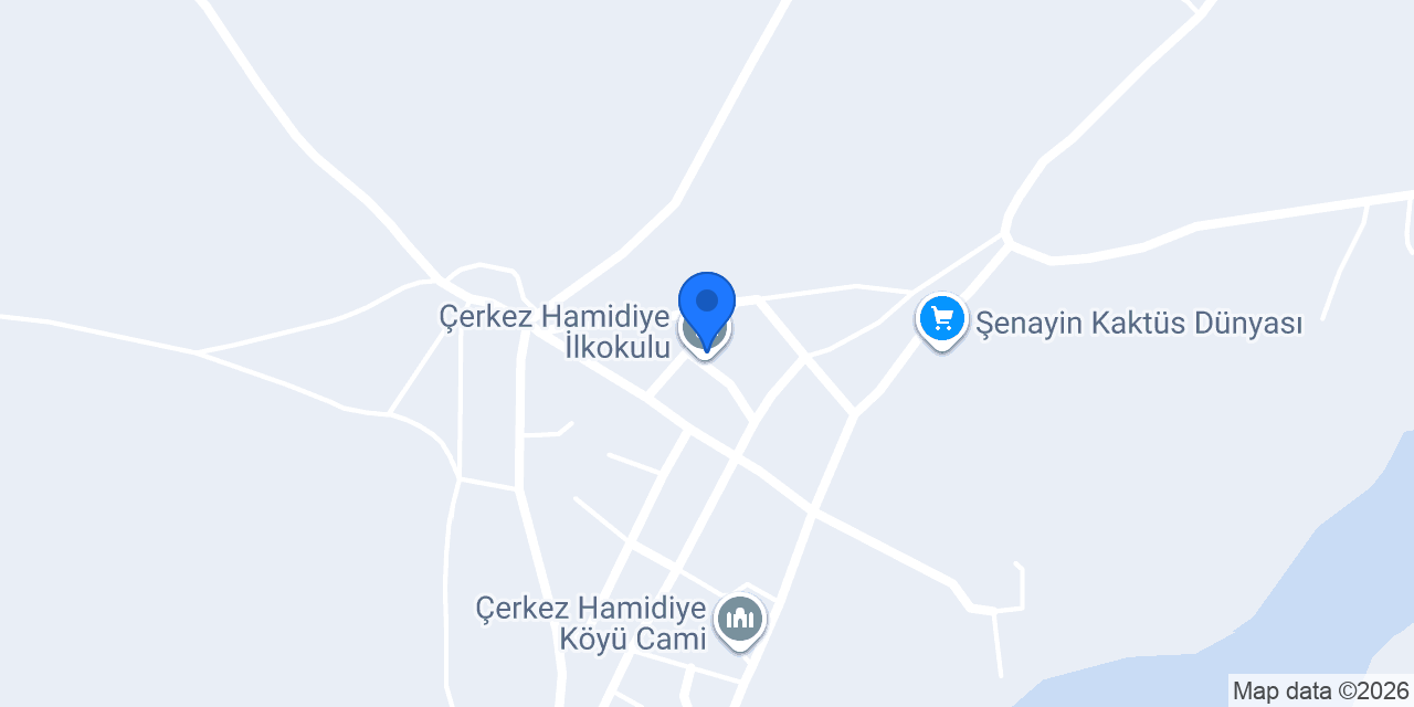 Çerkez Hamidiye İlkokulu konumu