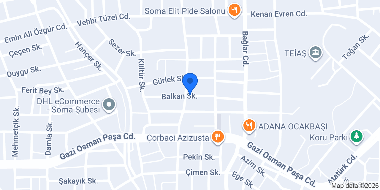 samet oto lastik konumu