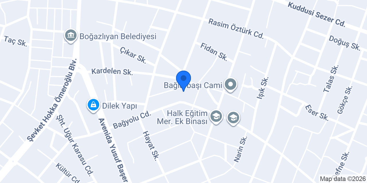 GÜMÜŞ YAPI BOĞAZLIYAN konumu
