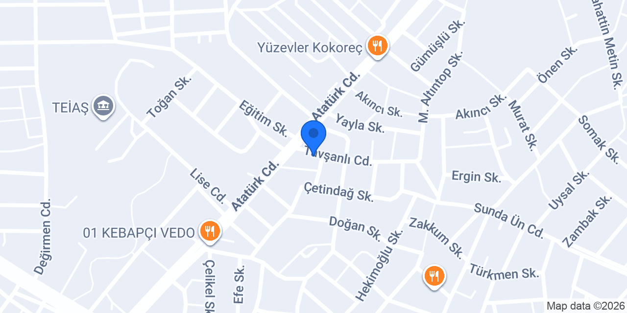 Öz Simavlı Halı konumu