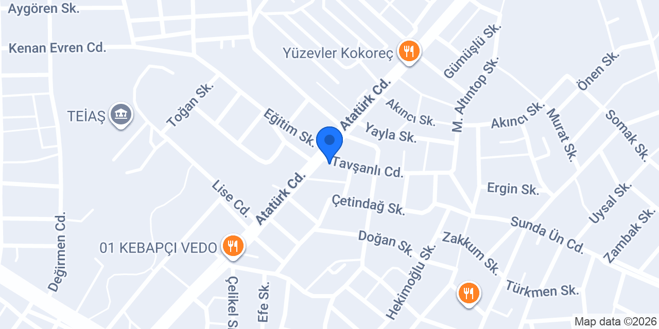Türkmen Bilişim konumu