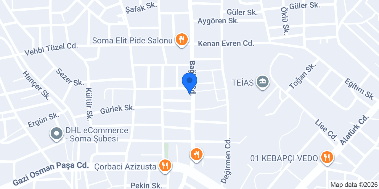 Kiraz Elektrik konumu