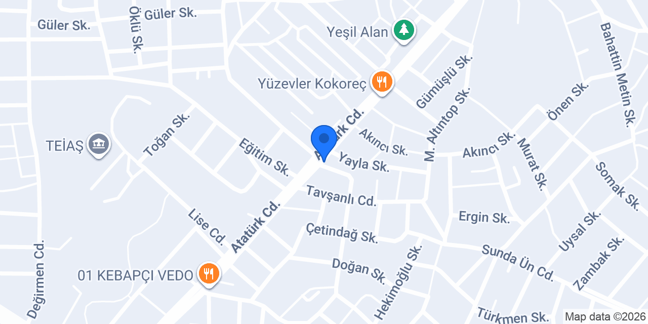ANADOLU EKMEK konumu