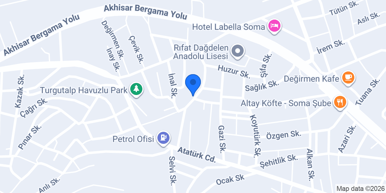 Turgutalp İlköğretim Okulu konumu