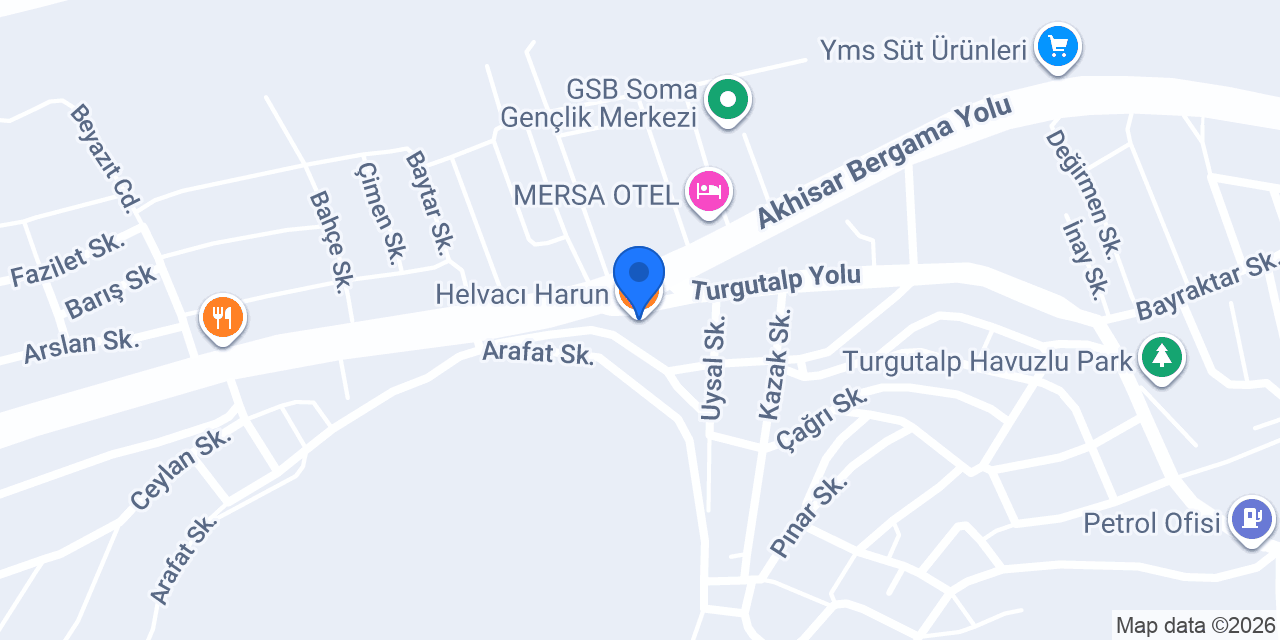 Helvacı Harun konumu