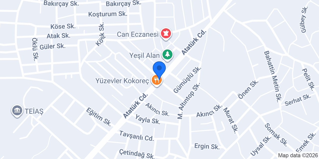 Türkiye İş Bankası konumu