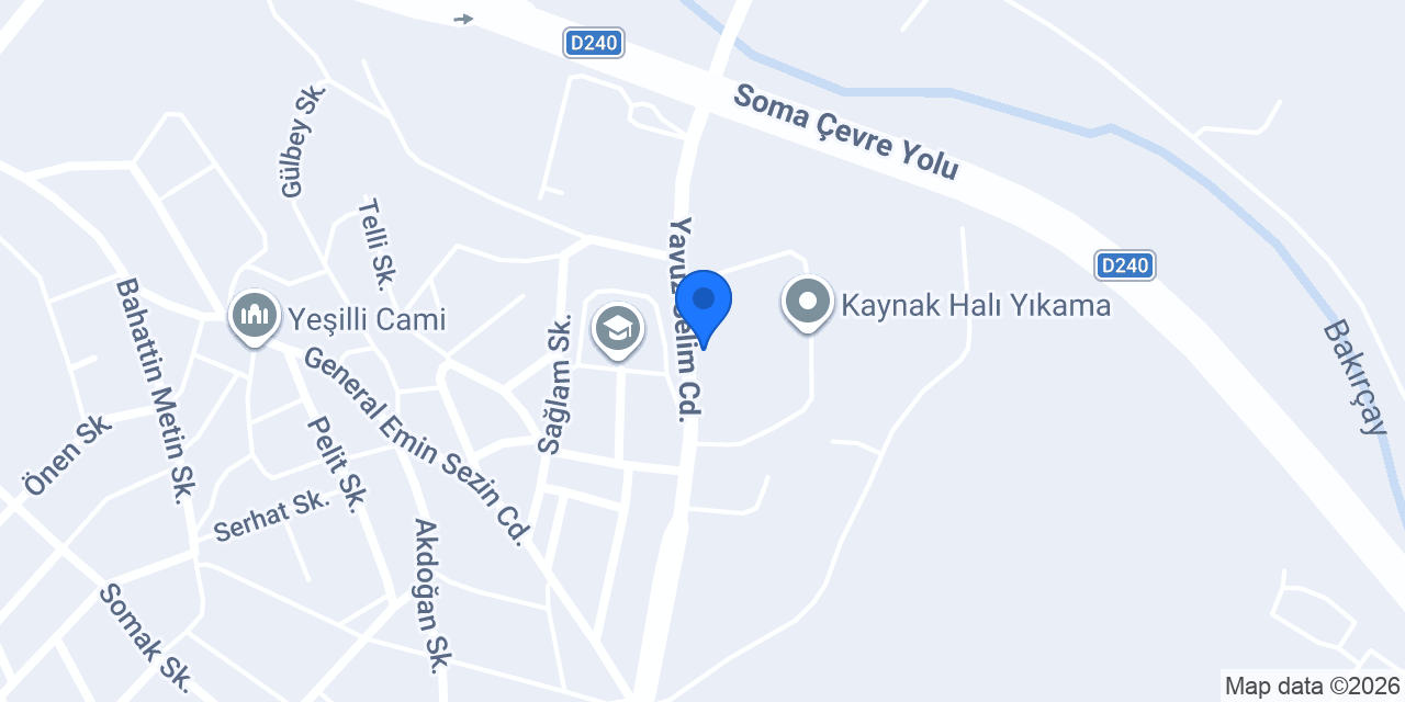Özgürcan Gürz Soma Yedek Parça konumu
