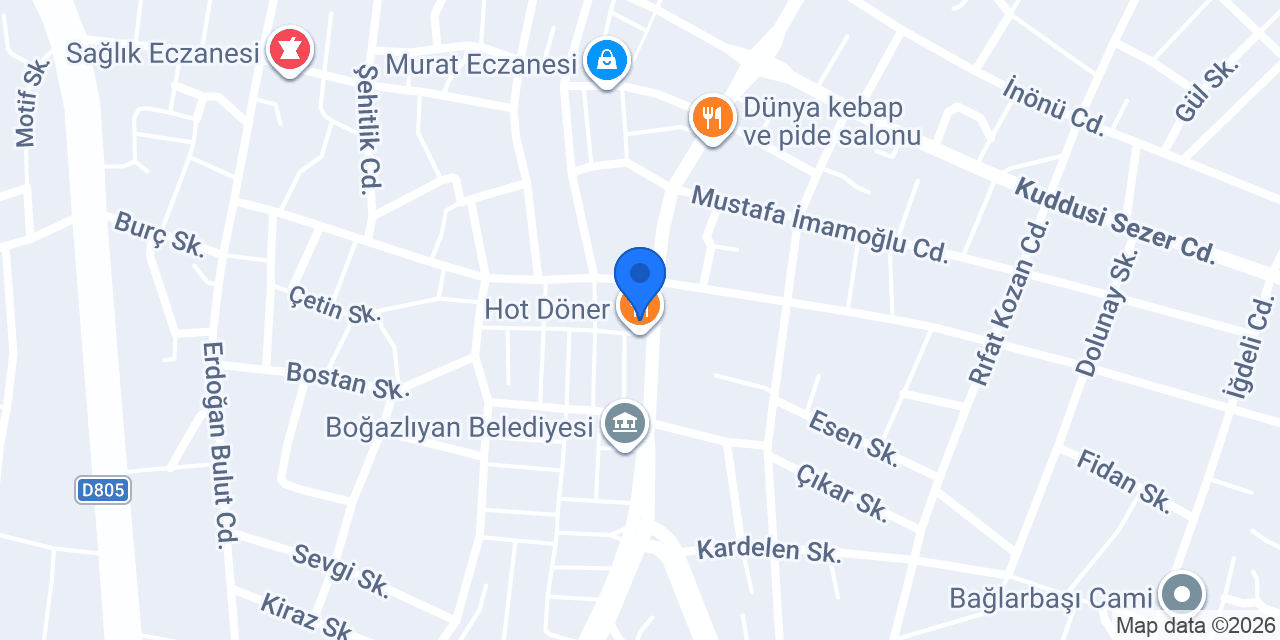 Şekerbank Boğazlıyan Şubesi konumu