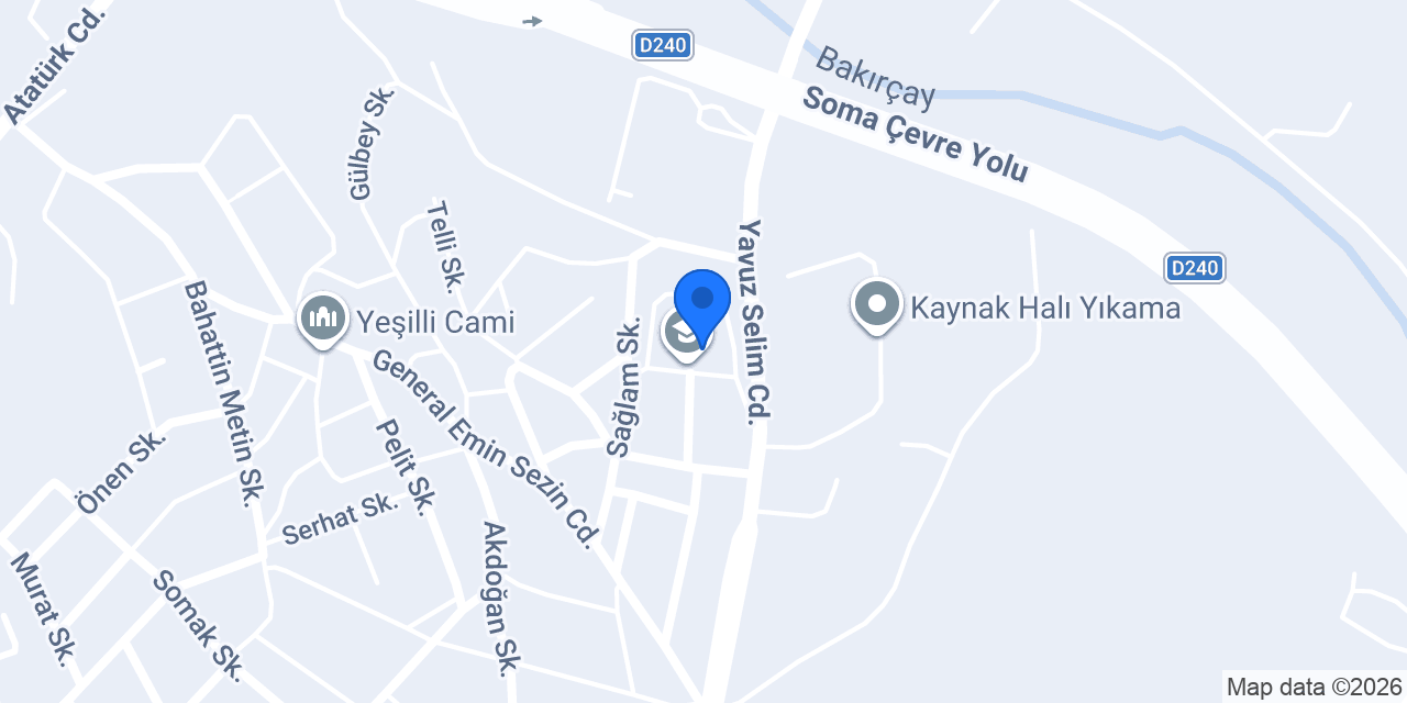 Soma Ticaret Meslek Lisesi konumu