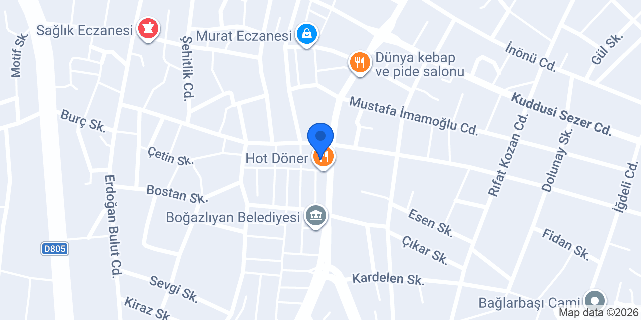 Kısmet Pide Salonu konumu