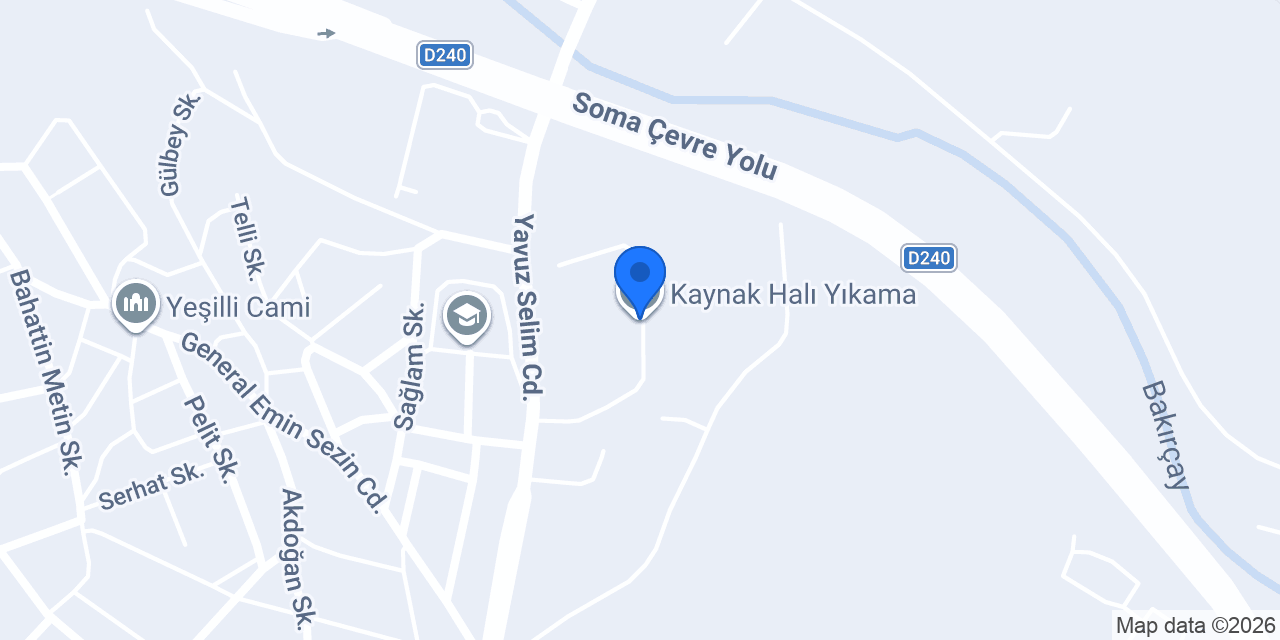 Kaynak Halı Yıkama konumu