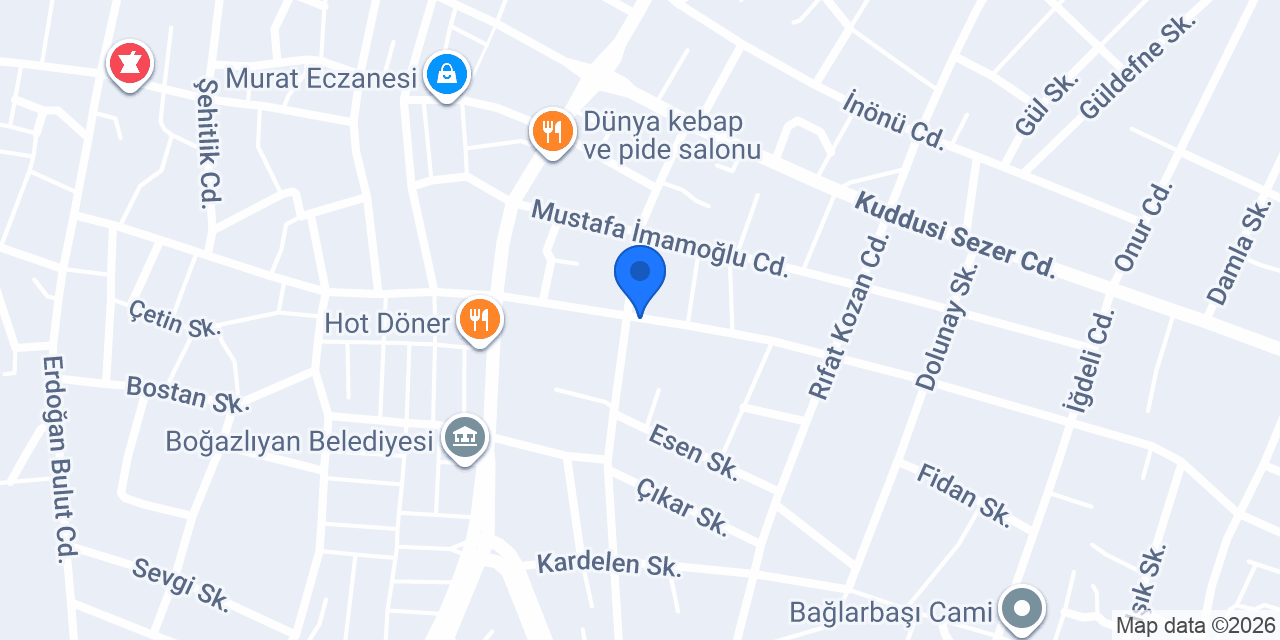Arya Güzellik Merkezi konumu
