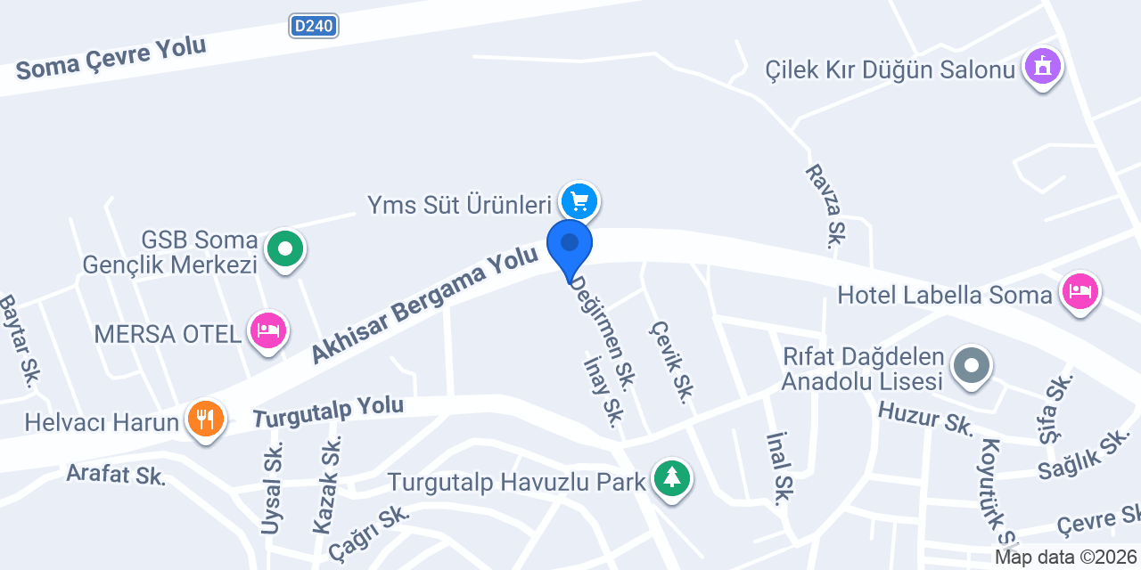 Hüma Zeytinyağ konumu