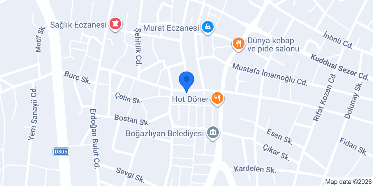 Halkbank Boğazlıyan Şubesi konumu