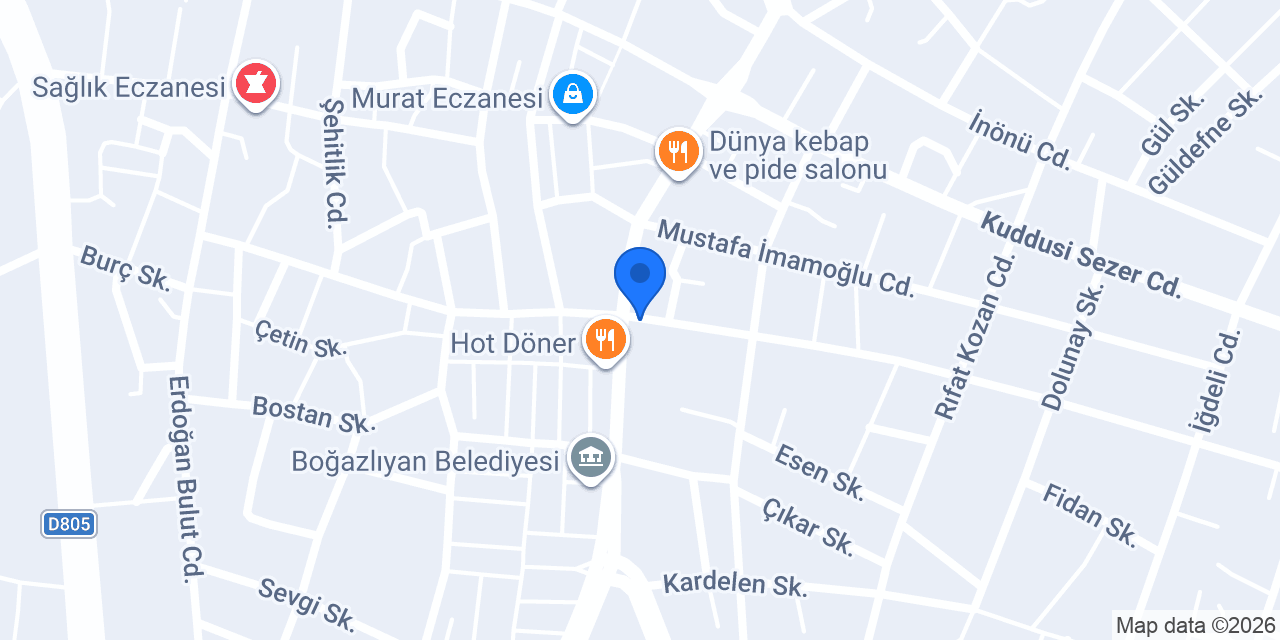 Boğazlıyan Noterliği konumu