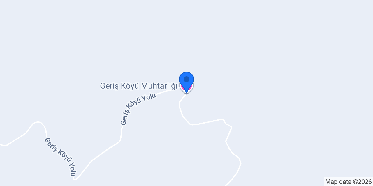 Geriş Köyü Muhtarlığı konumu