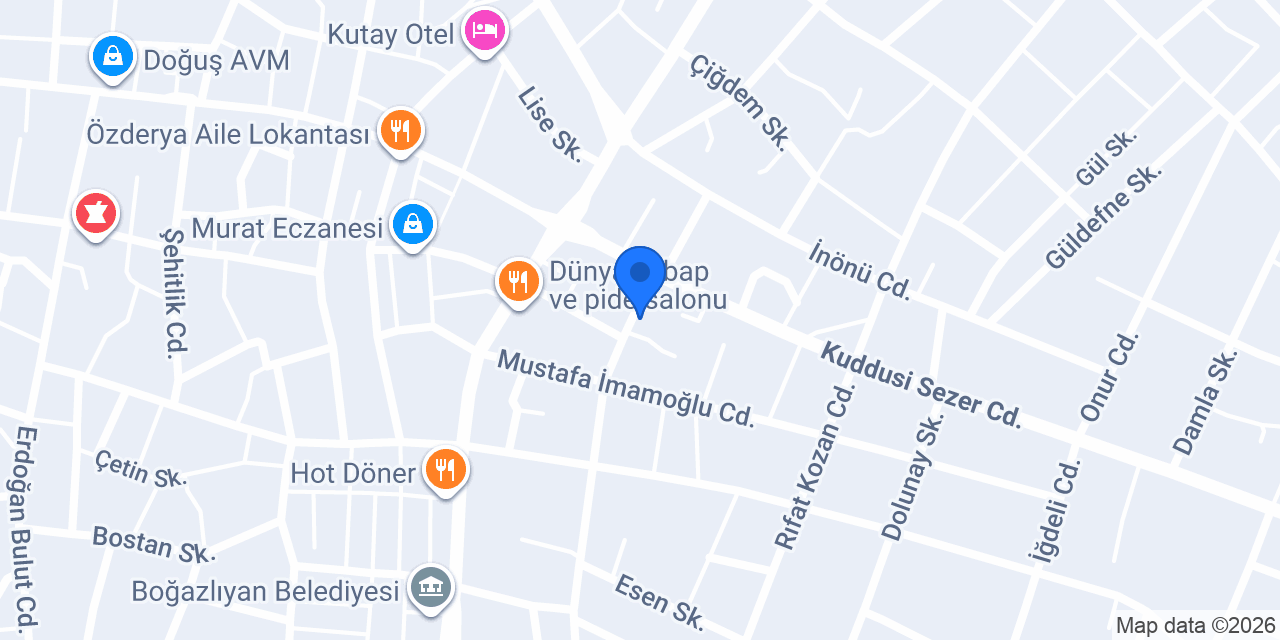 Boğazlıyan Emlak konumu