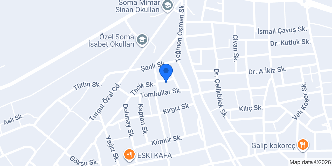 Nene Hatun Anaokulu konumu