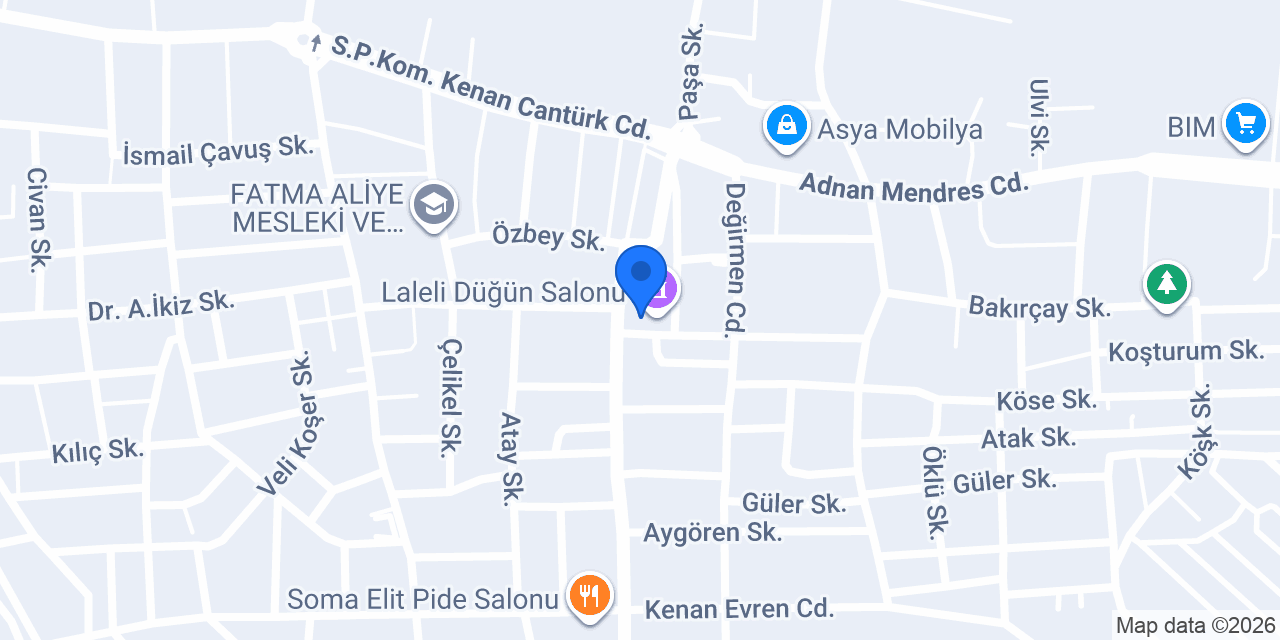 Soma Laleli Oyun Parkı konumu