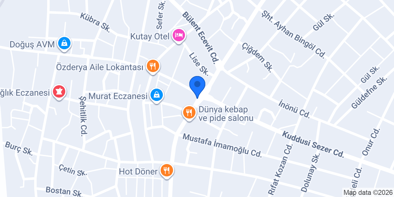 Dost Kitabevi & D Smart Bayiliği konumu