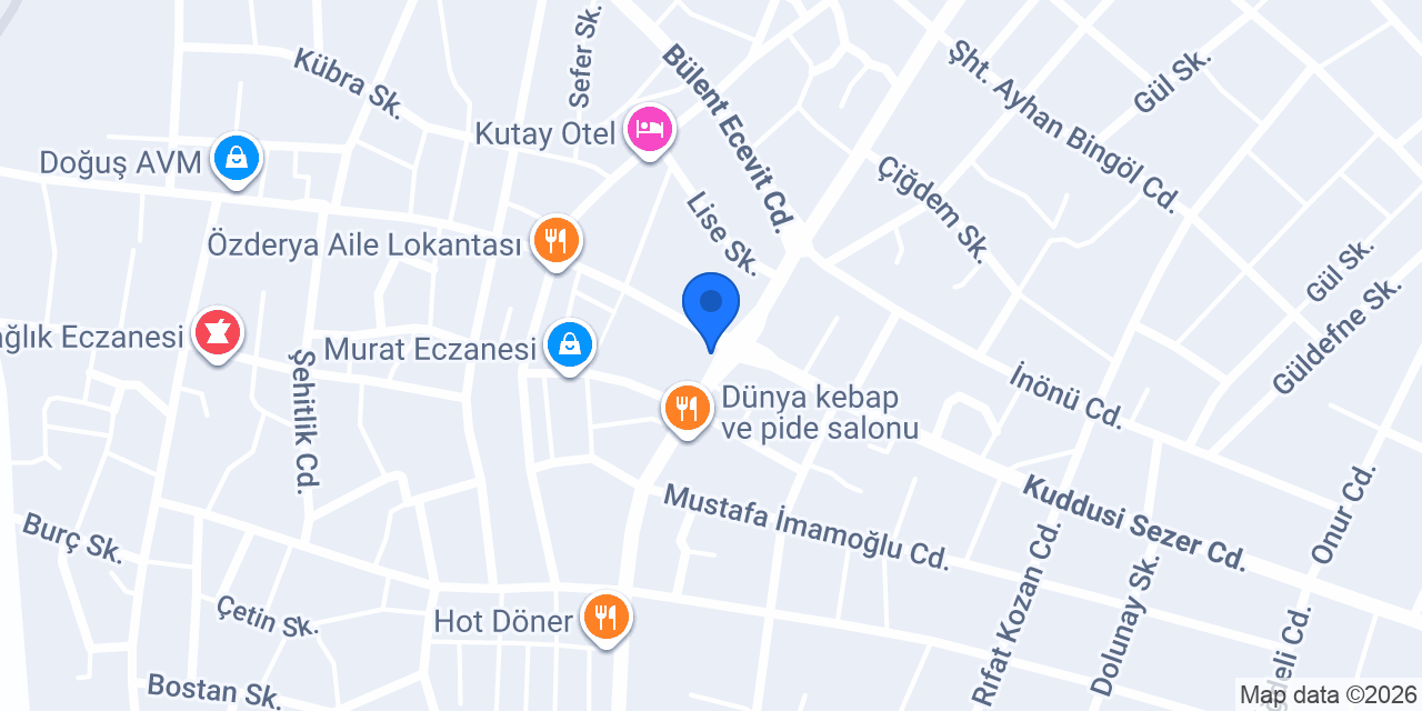 Konfor Otel konumu