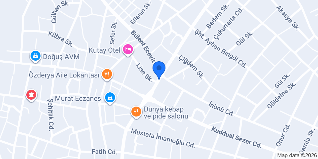 Eda Kuaför Salonu konumu