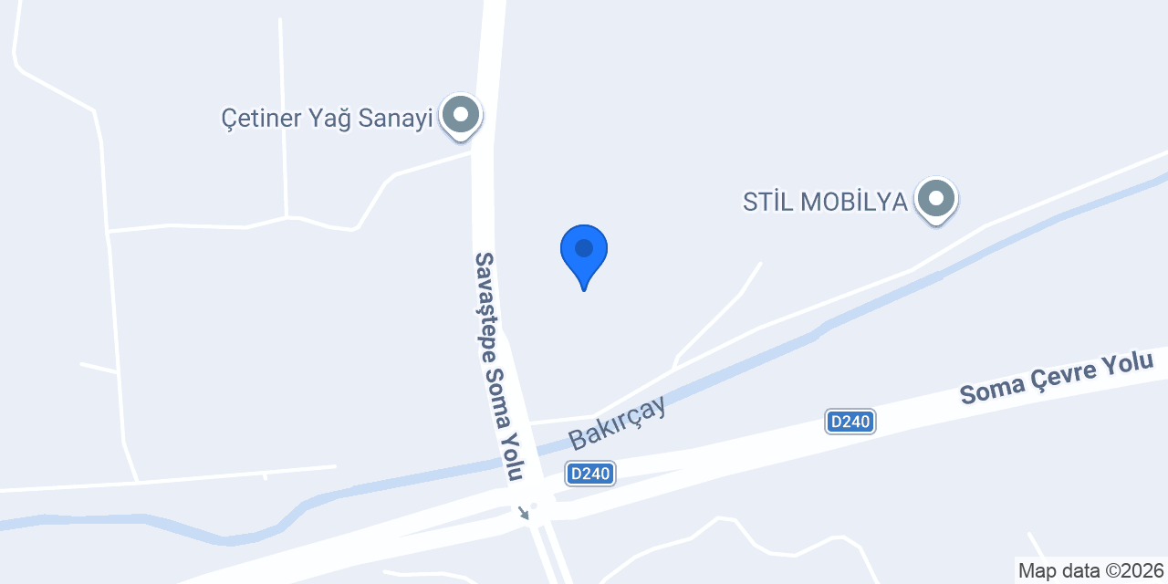 Endülüs Zeytinyağı Fabr. konumu