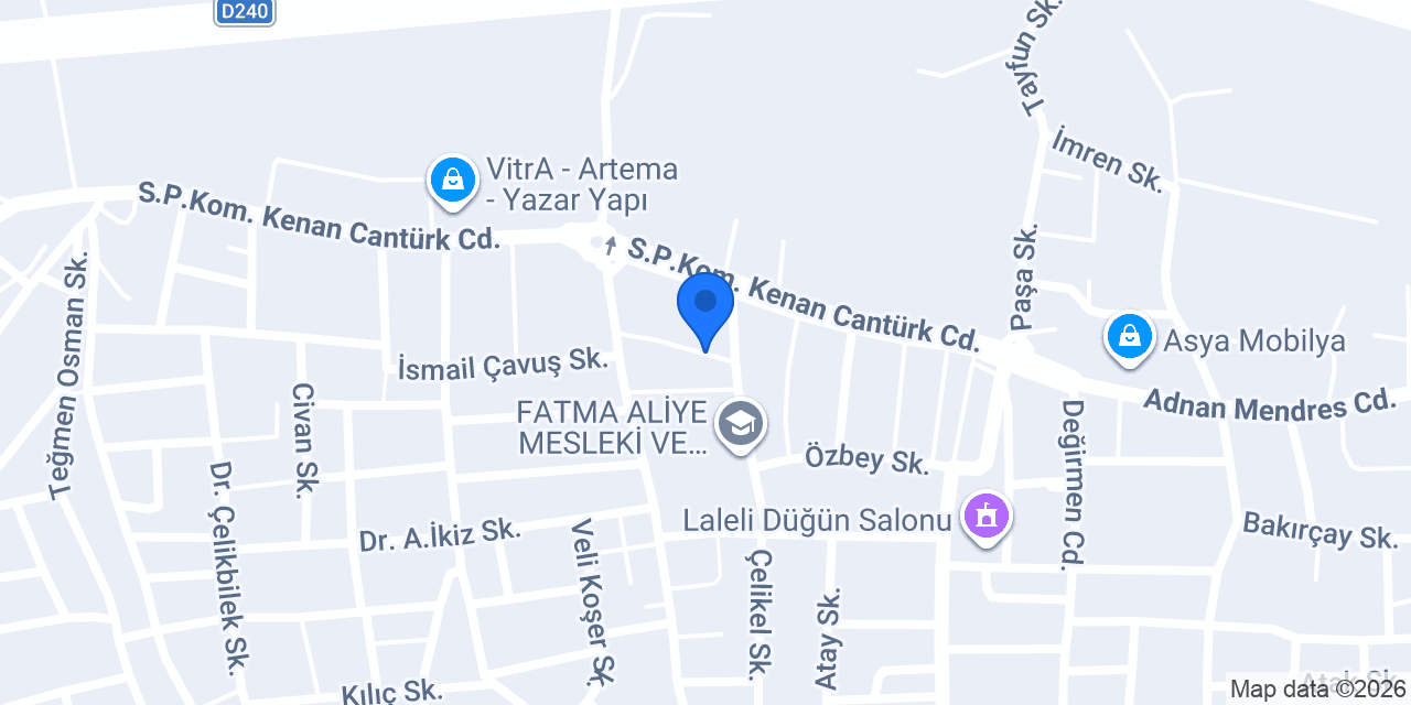 Alp oto lastik konumu