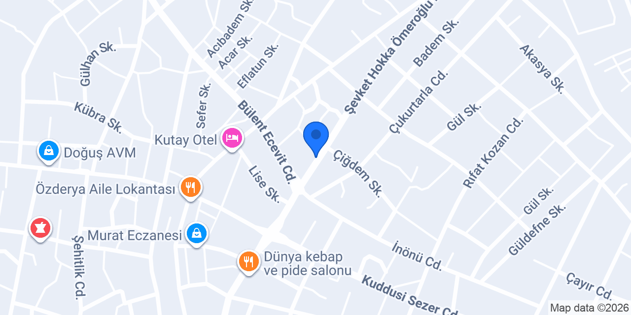 Kervan Pide Salonu konumu