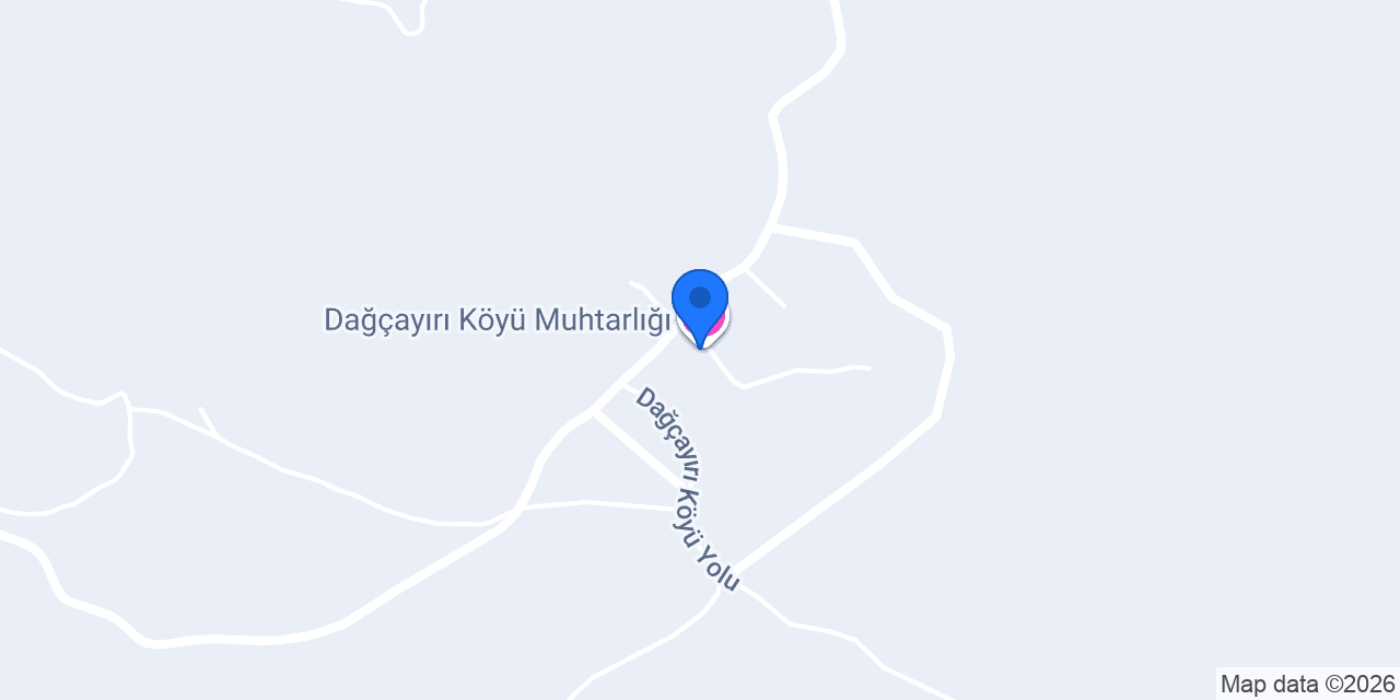 Dağçayırı Köyü Muhtarlığı konumu