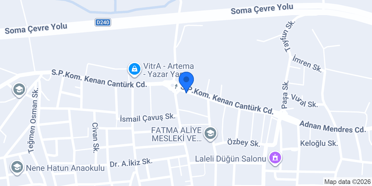 SOMA KYK YURT MÜDÜRLÜĞÜ konumu