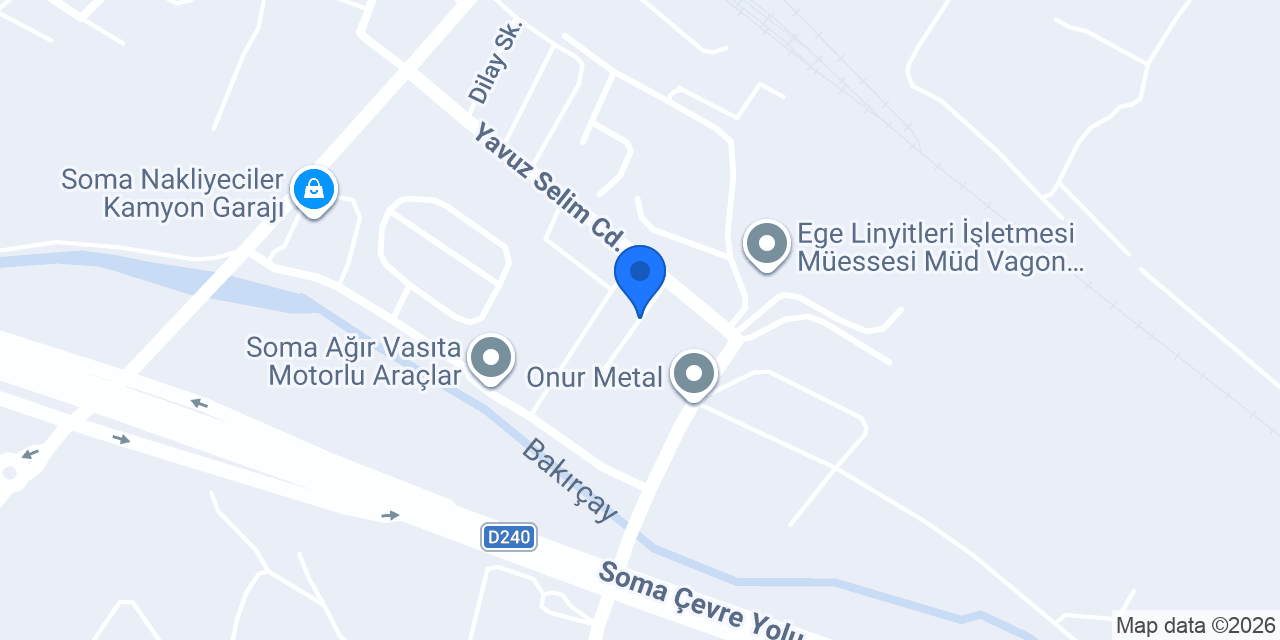 Soma Vedat Usta Ağır Vasıta konumu