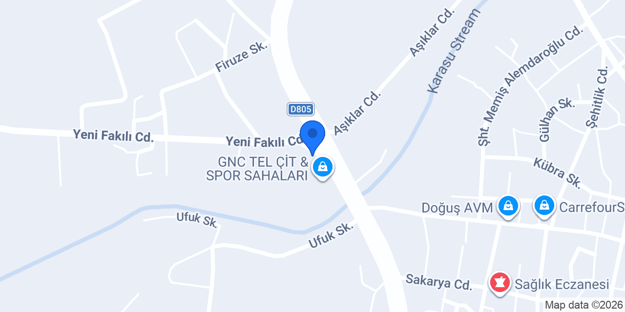 GNC TEL ÇİT & SPOR SAHALARI konumu