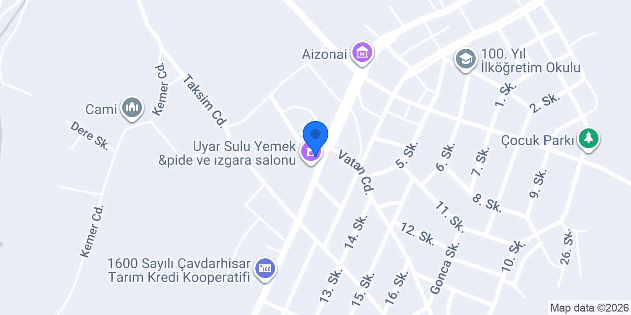 UYAR PANSİYON konumu