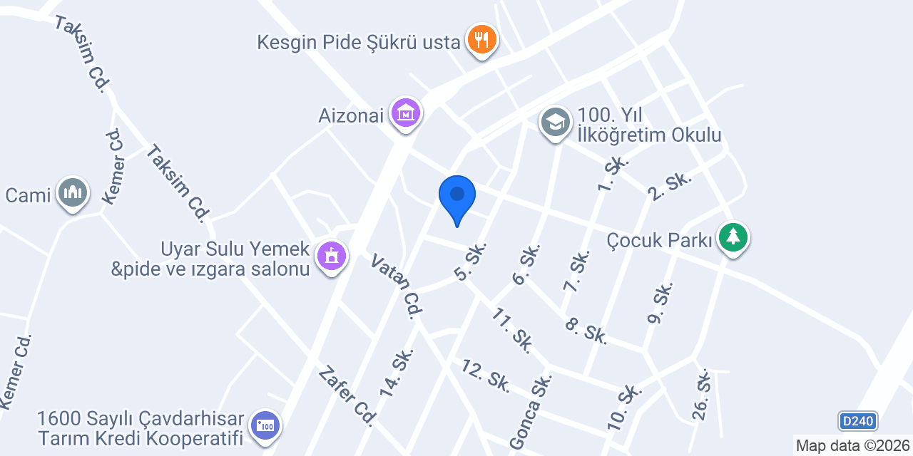 Hayal cafe konumu