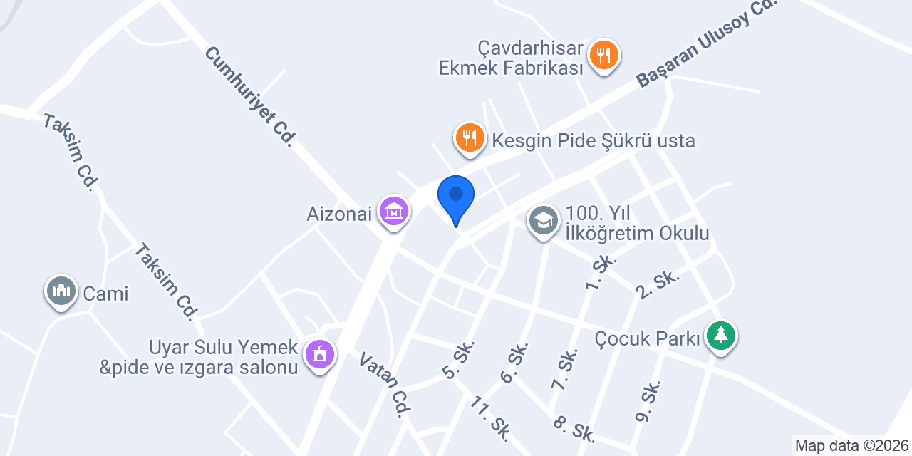 Tanrıkulu Eczanesi konumu