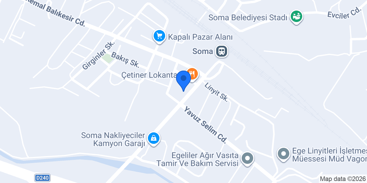 Yılmaz Tesisat konumu