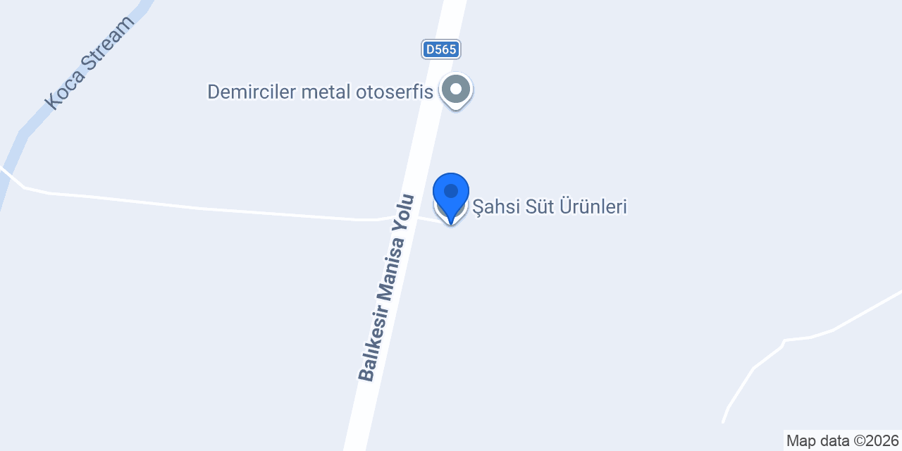 Şahsi Süt Ürünleri konumu