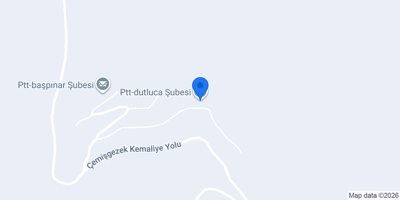 Ptt-dutluca Şubesi konumu